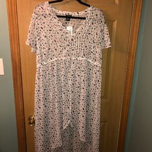 Torrid sheer floral maxi top